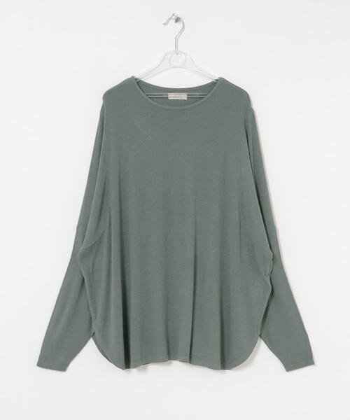 LAATO（ラート）の「loose terotero t-shirts（Tシャツ/カットソー・レディース・グレー/アイボリー/グレー系その他・FREE）」の4枚目の写真