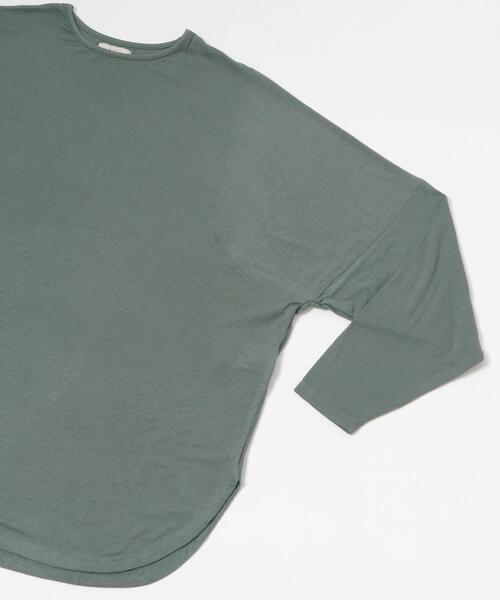 LAATO（ラート）の「loose terotero t-shirts（Tシャツ/カットソー・レディース・グレー/アイボリー/グレー系その他・FREE）」の5枚目の写真