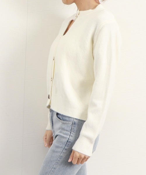 Miniministore(ミニミニストア)の「ニットトップス 韓国秋冬 レディース長袖(ニット/セーター・レディース・アイボリー/ピンク/ラベンダー/ロイヤルブルー/グリーン/レッド・FREE)」の13枚目の写真