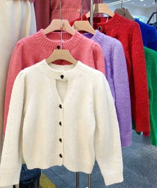 Miniministore(ミニミニストア)の「ニットトップス 韓国秋冬 レディース長袖(ニット/セーター・レディース・アイボリー/ピンク/ラベンダー/ロイヤルブルー/グリーン/レッド・FREE)」の18枚目の写真