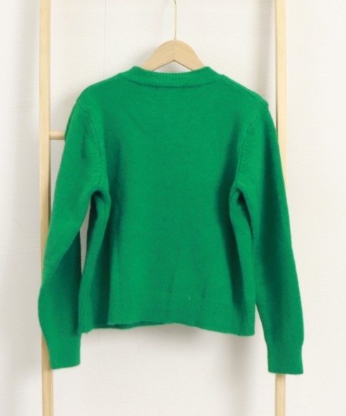 Miniministore(ミニミニストア)の「ニットトップス 韓国秋冬 レディース長袖(ニット/セーター・レディース・アイボリー/ピンク/ラベンダー/ロイヤルブルー/グリーン/レッド・FREE)」の22枚目の写真