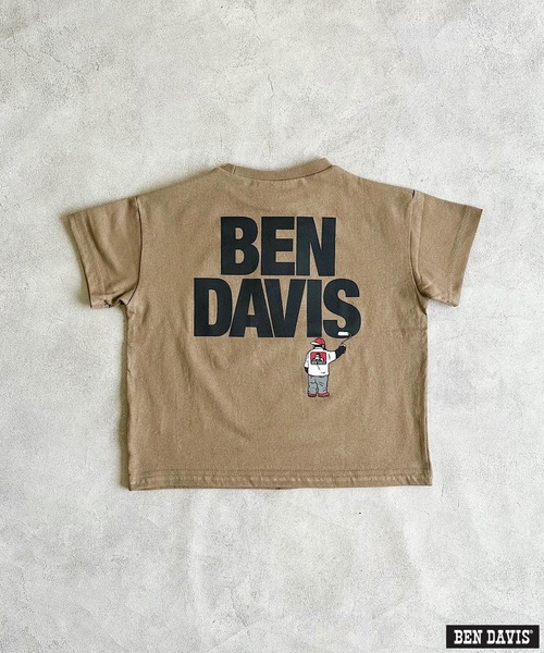 BEN DAVIS（ベンデイビス）の「【BEN DAVIS】別注プリントT（100～160cm）（Tシャツ/カットソー・キッズ・オフホワイト/チャコール/ブラウン・120/110/100/130/160/150/140）」の11枚目の写真