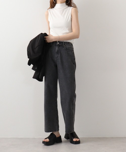 BRODIAEA(ブローディア)の「BRODIAEA シルクプロテイン加工ボトルノース(タンクトップ・レディース・ピンク/イエロー/ベージュ/ライトピンク/ブラック/アイボリー/グレイッシュベージュ・40)」の12枚目の写真