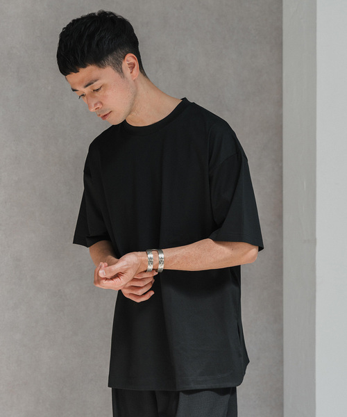 ATON(エイトン)の「【ATON / エイトン】別注 SUVIN60/2 SEMI ROUND-HEM Tシャツ(Tシャツ/カットソー・メンズ・ブラック/ネイビー/コバルトブルー/ホワイト/キャメル/ボルドー・4/6/2)」の10枚目の写真