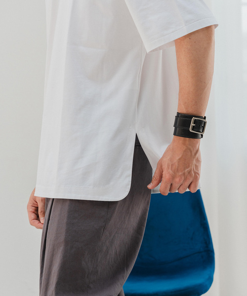 ATON(エイトン)の「【ATON / エイトン】別注 SUVIN60/2 SEMI ROUND-HEM Tシャツ(Tシャツ/カットソー・メンズ・ブラック/ネイビー/コバルトブルー/ホワイト/キャメル/ボルドー・4/6/2)」の20枚目の写真