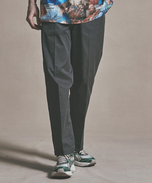 MSML（エムエスエムエル）の「T/C TWILL EASY PANTS / TC ツイル イージー パンツ（チノパンツ・メンズ・ブラック/チャコールグレー/ネイビー・S/M/L/XL）」の16枚目の写真