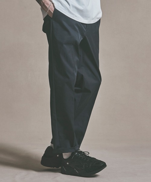 MSML（エムエスエムエル）の「T/C TWILL EASY PANTS / TC ツイル イージー パンツ（チノパンツ・メンズ・ブラック/チャコールグレー/ネイビー・S/M/L/XL）」の20枚目の写真