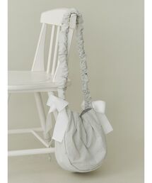リボンギャザーショルダーbag