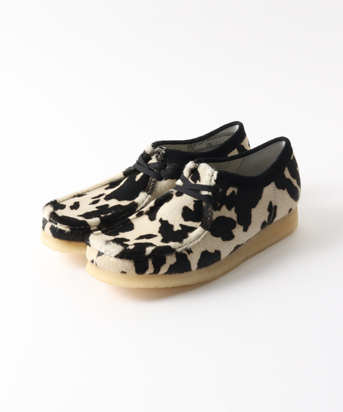 clarks クラークス　牛柄ファー厚底モカシン Clarks [クラークス] Wallacraft Bee [26173498] ワラクラフト