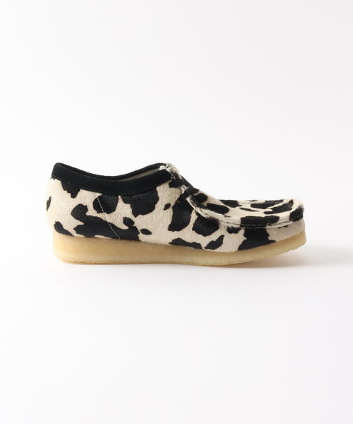 Clarks(クラークス)の「【Clarks / クラークス】Wallabee Cow Print Hair On(モカシン/デッキシューズ・メンズ・ブラック系その他・65/70/75/80/85/90)」の4枚目の写真