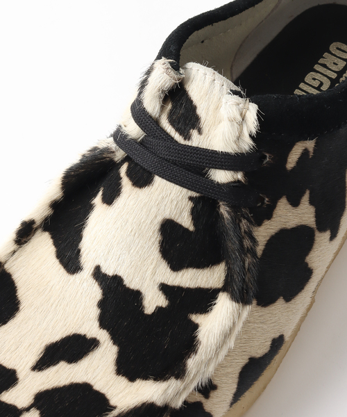 Clarks(クラークス)の「【Clarks / クラークス】Wallabee Cow Print Hair On(モカシン/デッキシューズ・メンズ・ブラック系その他・65/70/75/80/85/90)」の8枚目の写真
