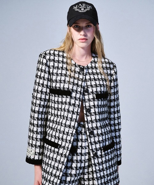 Mardi Mercredi(マルディメクルディ)の「CAP ALUMNI CLASSIQUE / キャップ アルムナイ クラシック(キャップ・レディース・ブラック/ベージュ/ネイビー・FREE)」の10枚目の写真