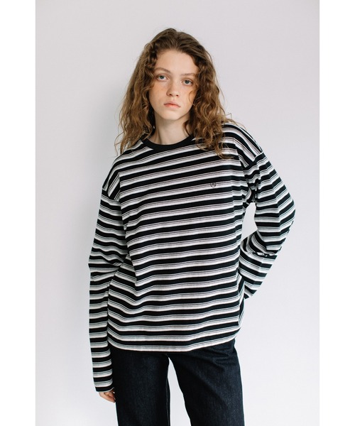 SLY（スライ）の「2WAY BORDER TOPS 2ウェイ ボーダー トップス
