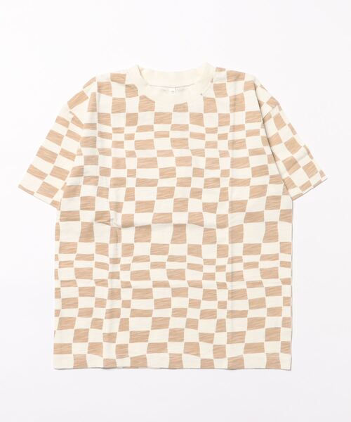 【セール】★Rylee＋Cru★RELAXED TEE || SAND CHECK（その他ベビー用品）｜Rylee + Cru（ライリーアンドクルー）