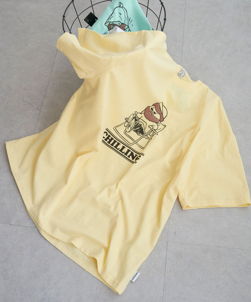 VENCEEXCHANGE（ヴァンスエクスチェンジ）の「ヒゲ発泡キャラプリントTシャツ（Tシャツ/カットソー・メンズ・その他2/チャコールグレー/その他4/その他7/イエロー/ミント/ネイビー/その他3・M/L）」の5枚目の写真