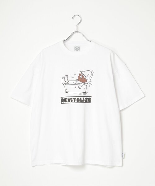 VENCEEXCHANGE（ヴァンスエクスチェンジ）の「ヒゲ発泡キャラプリントTシャツ（Tシャツ/カットソー・メンズ・その他2/チャコールグレー/その他4/その他7/イエロー/ミント/ネイビー/その他3・M/L）」の16枚目の写真