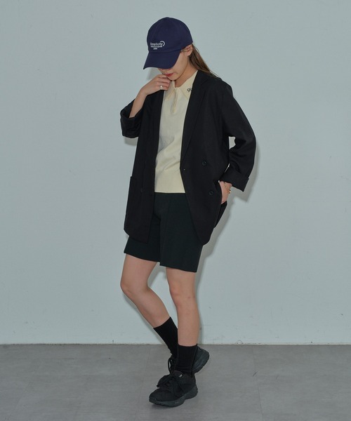 COLONY 2139（コロニートゥーワンスリーナイン）の「衿刺繍ニットポロ（ポロシャツ・レディース・グレー/アイボリー/ブラック・FREE）」の13枚目の写真