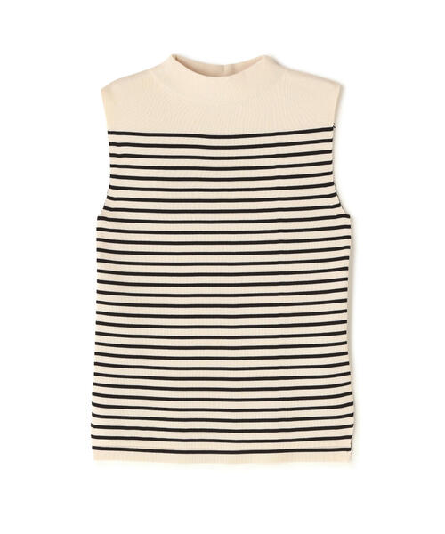 FREE'S MART（フリーズマート）の「［洗える］マシンウォッシャブル総針ボトルネックノースリーブニット（ニット/セーター・レディース・ホワイト系その他/ブラック/イエロー/ホワイト/ライトグリーン・FREE）」の12枚目の写真