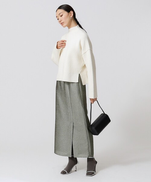 GALLEST（ギャレスト）の「◆メタリックスカート（スカート・レディース・ダークグレー/サンドベージュ・38）」の16枚目の写真