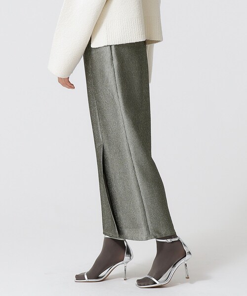 GALLEST（ギャレスト）の「◆メタリックスカート（スカート・レディース・ダークグレー/サンドベージュ・38）」の15枚目の写真