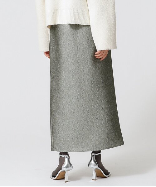 GALLEST（ギャレスト）の「◆メタリックスカート（スカート・レディース・ダークグレー/サンドベージュ・38）」の14枚目の写真