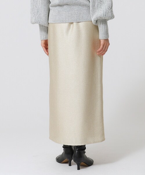 GALLEST（ギャレスト）の「◆メタリックスカート（スカート・レディース・ダークグレー/サンドベージュ・38）」の11枚目の写真