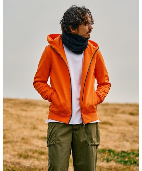 【セール】plating cable knit snood（ネックウォーマー/スヌード）｜wjk（ダヴルジェイケイ）