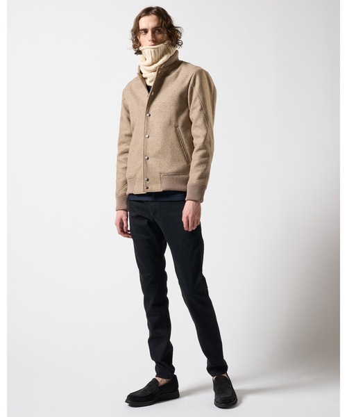 【セール】plating cable knit snood（ネックウォーマー/スヌード）｜wjk（ダヴルジェイケイ）