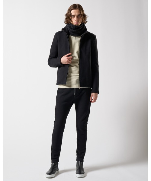 【セール】plating cable knit snood（ネックウォーマー/スヌード）｜wjk（ダヴルジェイケイ）