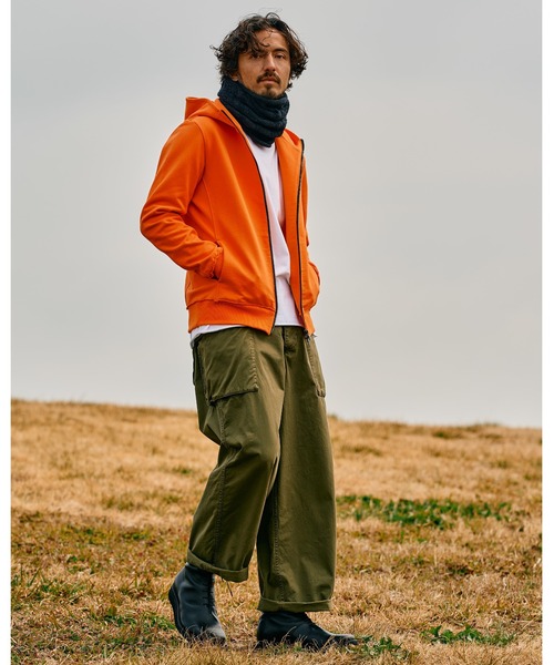 【セール】plating cable knit snood（ネックウォーマー/スヌード）｜wjk（ダヴルジェイケイ）