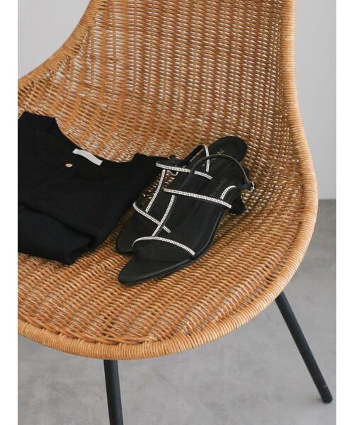 Te chichi（テチチ）の「Tストラップサンダル（サンダル・レディース・オレンジ/ブラック/ブルー・38/37）」の2枚目の写真