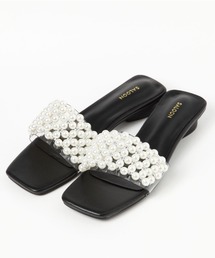 saloon | SALOON(サルーン)/ パールフラットサンダル(サンダル)