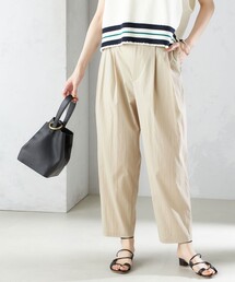 SHIPS | 〈手洗い可能〉コットン ナイロン タック パンツ(その他パンツ)