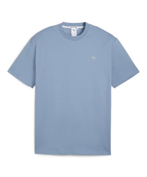 PUMA(プーマ)の「PUMA MMQ TEE(プーマ MMQ ティー)(Tシャツ/カットソー・メンズ・ブルー系/ネイビー系/ホワイト系/オートミール・MEDIUM/SMALL/LARGE)」の1枚目の写真