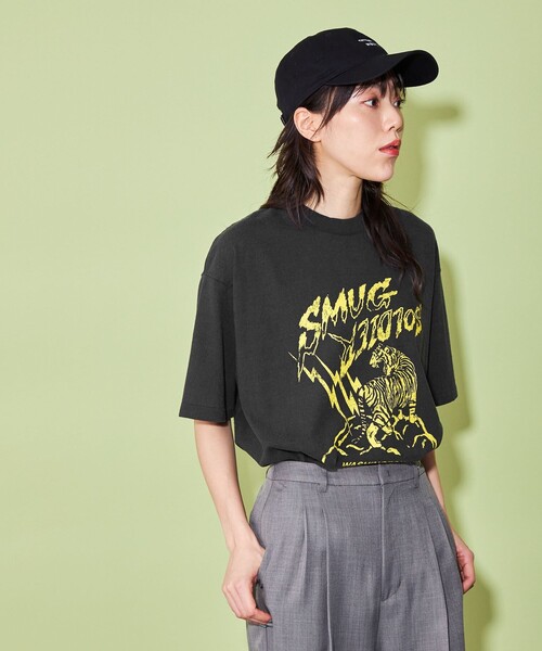 CITEN(シテン)の「<CITEN>グラフィックTシャツ(バンド)(Tシャツ/カットソー・レディース・ブラック・FREE)」の2枚目の写真