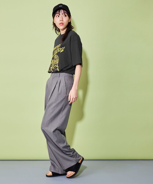 CITEN(シテン)の「<CITEN>グラフィックTシャツ(バンド)(Tシャツ/カットソー・レディース・ブラック・FREE)」の3枚目の写真