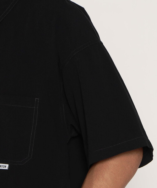 DANTON（ダントン）の「MEN'S ORGANIC COTTON WASHER SHORT SLEEVE COVERALL SHIRT（シャツ/ブラウス・メンズ・アイボリー/ブラック/ベージュ/ネイビー・40/38/42/44）」の12枚目の写真