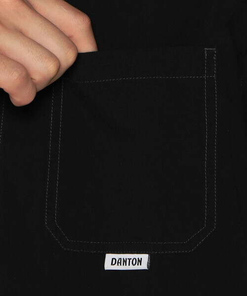 DANTON（ダントン）の「MEN'S ORGANIC COTTON WASHER SHORT SLEEVE COVERALL SHIRT（シャツ/ブラウス・メンズ・アイボリー/ブラック/ベージュ/ネイビー・40/38/42/44）」の15枚目の写真