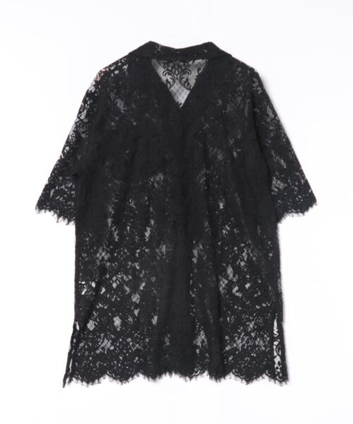 GEVS.(ジェイヴィス)の「【販売終了】<大きいサイズ> レースチュニックシャツ GEVS.(シャツ/ブラウス・レディース・アイボリー/ブラック・L/LL/3L/4L/5L)」の3枚目の写真