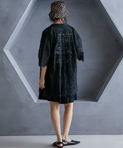 GEVS.(ジェイヴィス)の「【販売終了】<大きいサイズ> レースチュニックシャツ GEVS.(シャツ/ブラウス・レディース・アイボリー/ブラック・L/LL/3L/4L/5L)」の20枚目の写真