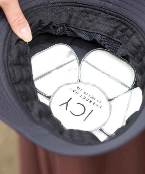 FREAK'S STORE（フリークスストア）の「icy/アイシー 別注 ICY SHERBET Hat（トラベルグッズ・メンズ・ホワイト・ONE SIZE）」の10枚目の写真