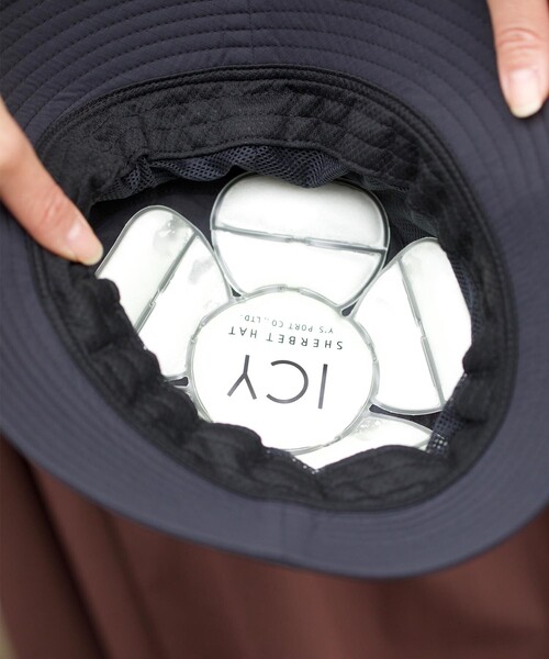 FREAK'S STORE（フリークスストア）の「icy/アイシー 別注 ICY SHERBET Hat（トラベルグッズ・メンズ・ホワイト・ONE SIZE）」の11枚目の写真