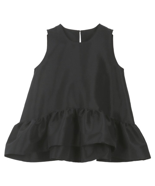 KOBE LETTUCE（コウベレタス）の「ペプラムボリューミーブラウス（シャツ/ブラウス・レディース・ブラック/ホワイト・M）」の12枚目の写真