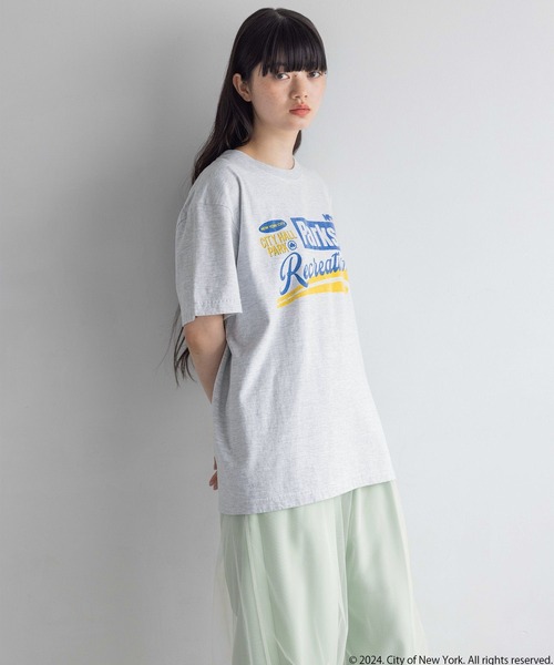 yuw（ユウ）の「ＮＹＣ　Ｔｅｅ　113595（Tシャツ/カットソー・レディース・ホワイト/グレー・FREE）」の8枚目の写真