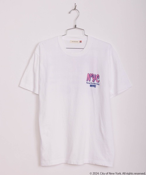 yuw（ユウ）の「ＮＹＣ　Ｔｅｅ　113595（Tシャツ/カットソー・レディース・ホワイト/グレー・FREE）」の17枚目の写真