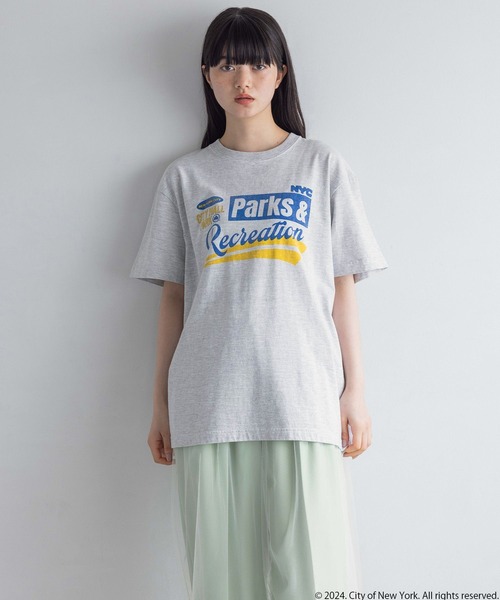 yuw（ユウ）の「ＮＹＣ　Ｔｅｅ　113595（Tシャツ/カットソー・レディース・ホワイト/グレー・FREE）」の6枚目の写真