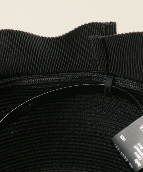 EDIT. FOR LULU(エディットフォールル)の「【ENTWURFEIN/エントワフェイン】Laura ラミーハット(ハット・レディース・ブラック/ホワイト・FREE)」の12枚目の写真