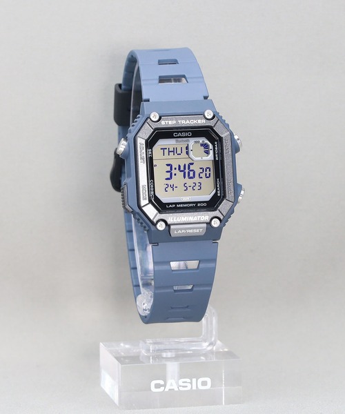 CASIO(カシオ)の「CASIO Collection / スマートフォンリンク / WS-B1000-2AJF(デジタル腕時計・メンズ・ネイビー・FREE)」の6枚目の写真