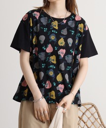 EMAGO 洋ﾅｼ刺繍ﾌﾟﾘﾝﾄT