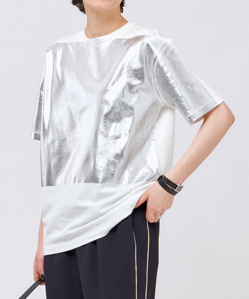 AP STUDIO(エーピーストゥディオ)の「メタルプリントTシャツ(Tシャツ/カットソー・レディース・ホワイト・FREE)」の7枚目の写真